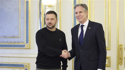 Antony Blinken faz esta terça feira 14 de Maio visita surpresa a Kiev