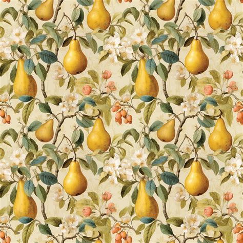 Pear Tree Wallpaper Gold Pear Wallpaper Huggleberry Hill