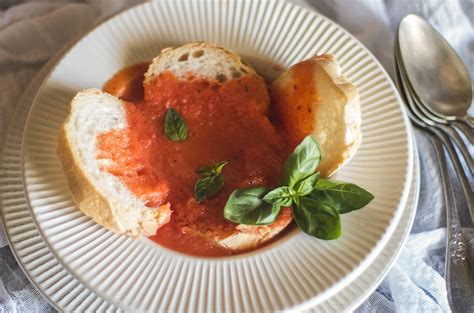 Las Recetas De Manu SOPA TOSCANA DE PAN Y TOMATE PAPPA COL POMODORO