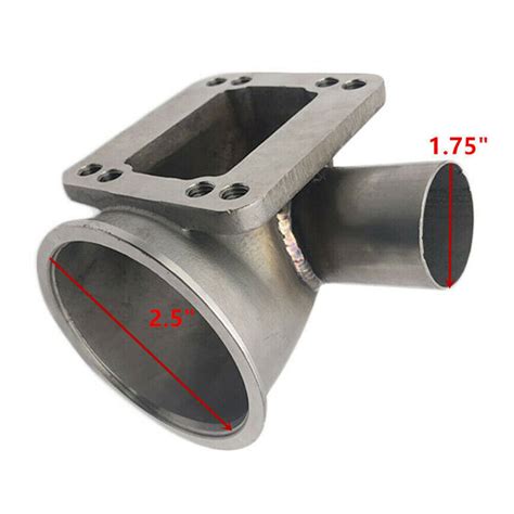 Car Inches V Band T T Turbo Elbow Adapter Flange Cast Tube Ebay