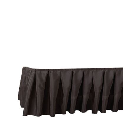 Black Stage Skirting Atlanta Party Rentals