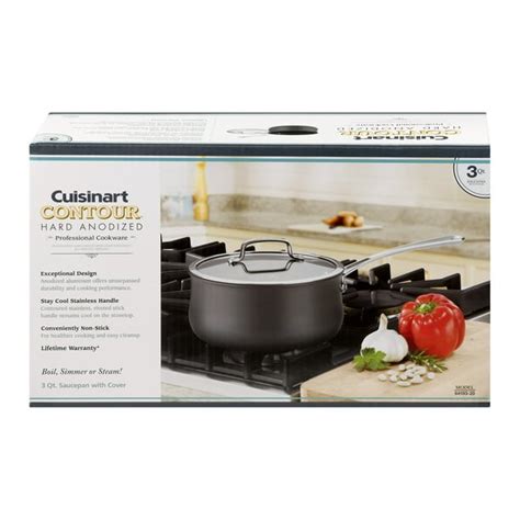 Cuisinart Contour Saucepan with Cover - 3 Quart Pan, 1.0 CT - Walmart.com - Walmart.com