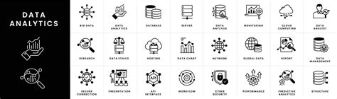 Data Analytics Icons Analytics Symbols Data Visualization Icons Big Data Icons Business