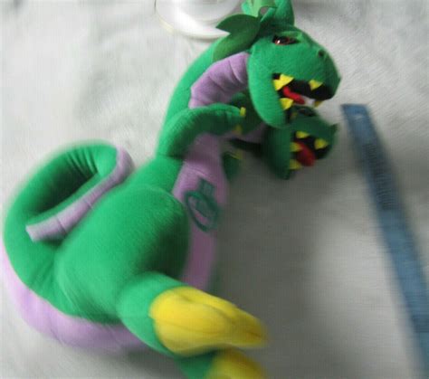 Vintage Hydra The Revenge 14 Plush Two Headed Dragon Dorney Park