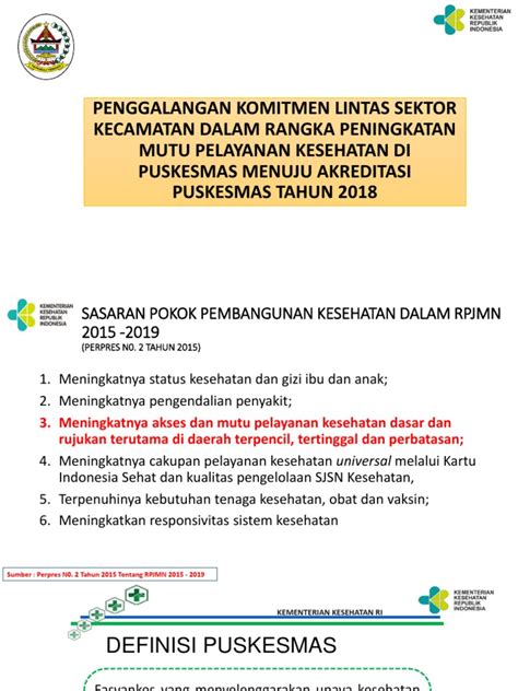 Penggalangan Komitmen Lintas Sektor Kecamatan Pdf