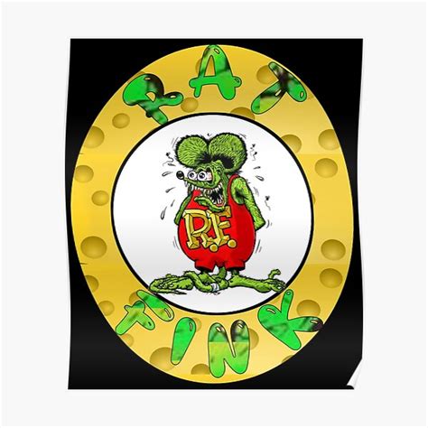 Rat Fink Rat Fink Poster For Sale By Adlerart2023 Redbubble