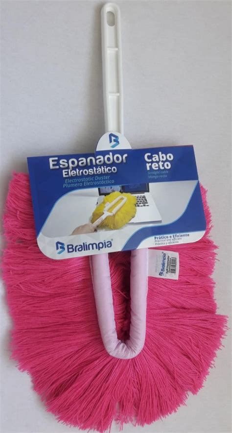 Espanador Microfibra Eletrostático Rosa MercadoLivre