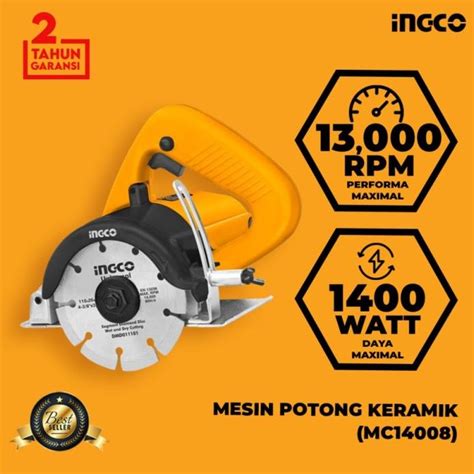 Ingco Mc Mesin Potong Keramik Marble Cutter Original Lazada