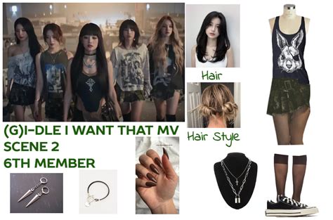 Gi Dle I Want That 6th Member Outfit Shoplook 2024