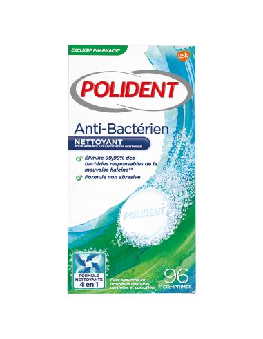 Polident Comprim S Nettoyant Anti Bact Rien