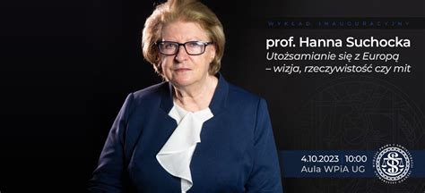 Wykład inauguracyjny prof Hanna Suchocka Wydział Prawa i