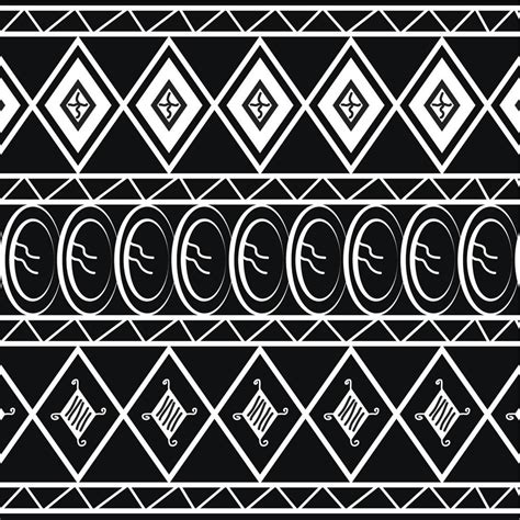 traditional art papua new guinea ethnic tribal pattern black background ...