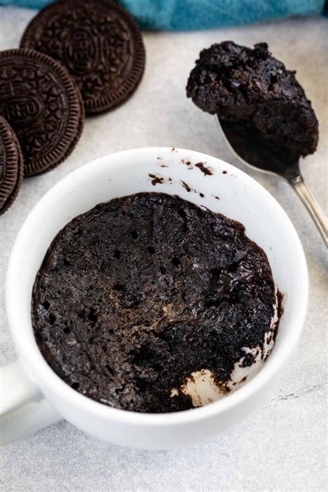 2 Ingredient Oreo Mug Cake Recipe Crazy For Crust