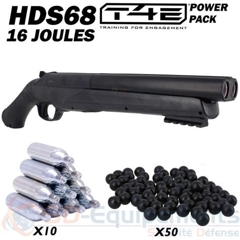 Pack fusil défense Umarex HDS 68 T4E 16 Joules SD Equipements