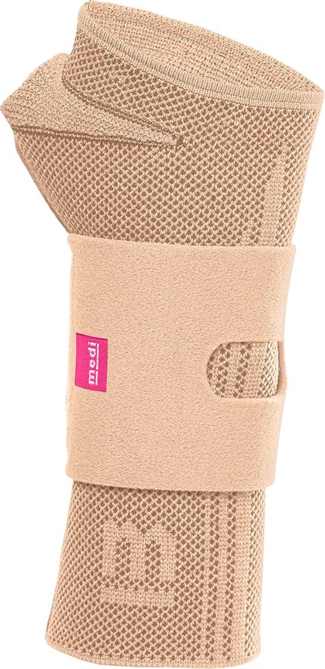 medi Manumed active Handgelenkbandage links sand Größe IV