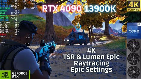 Fortnite Chapter 4 Raytracing Epic Lumen Epic Settings 4K TSR RTX