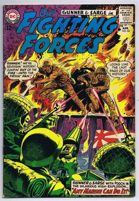 Our Fighting Forces Original Vintage Dc Comics Comic Books