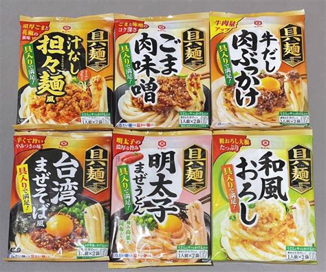 Yahooオークション キッコーマン 具麺 6種