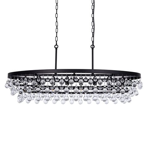 Wellmet Crystal Chandelier 42 Inch 9 Light Farmhouse Chandeliers For