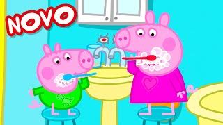 Peppa Pig Português Brasil Escovando os Dentes para o Doovi