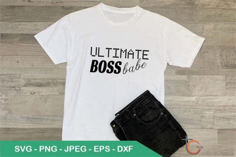 Ultimate Boss Babe SVG Graphic By TC Design Creative Fabrica