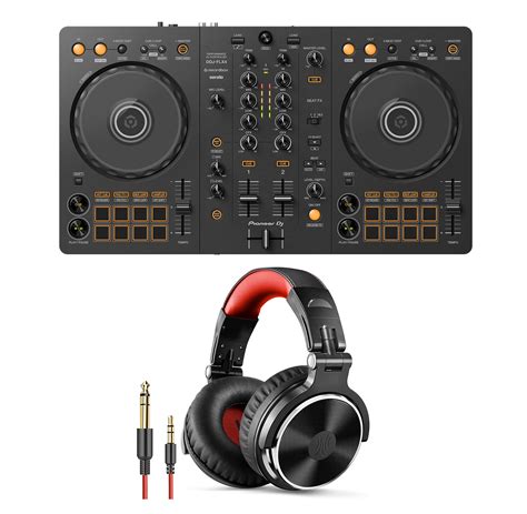 Pioneer DJ DDJ FLX4 Headphones Bundle Entry Level DJ