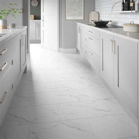 Lucca White Luxury Vinyl Tile