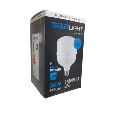 Foco Led 30W E27 Hi Power Luz Dia Trefilight Galponero