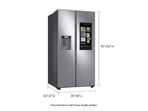 SAMSUNG Side By Side Refrigerator with Family Hub RS27T5561SR | ABC ...