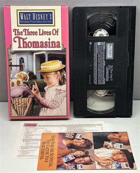 The Three Lives Of Thomasina Vhs 1963 Video Tape Walt Disney Film