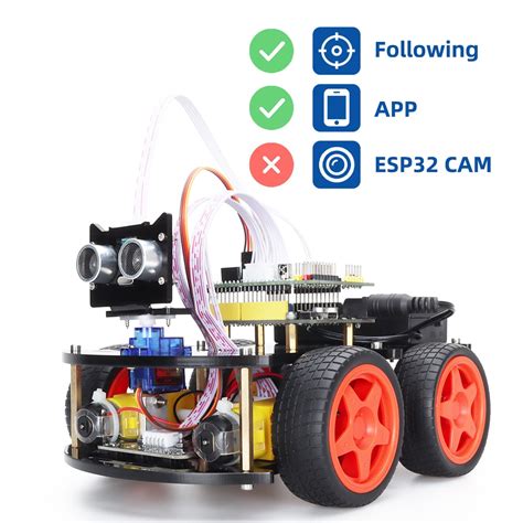 Robot Starter Kit For Arduino Programming With Esp32 Wifi Camera And Codes Learning Develop