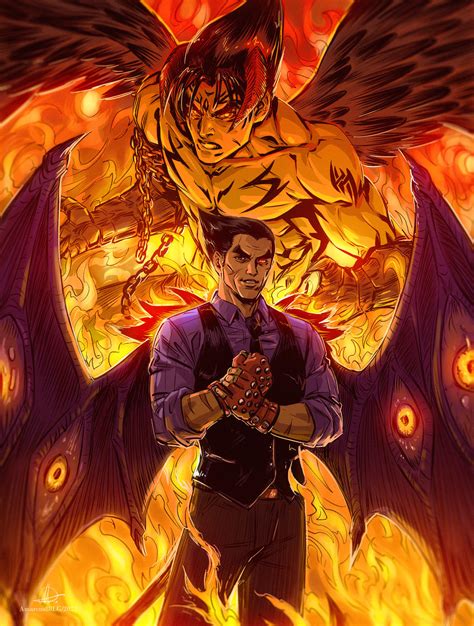 Kazuya vs Devil Jin by amarcus88LG on DeviantArt