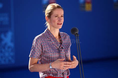 Kaja Kallas, Prime Minister of Estonia Editorial Image - Image of kaja ...