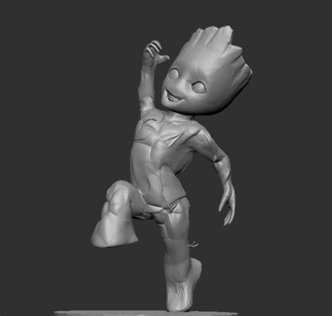 Archivo STL baby groot jumpDiseño imprimible en 3D para descargarCults