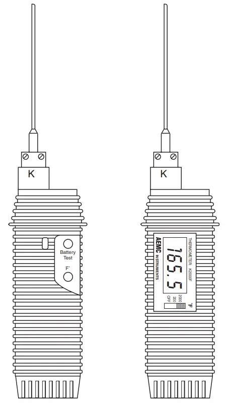 Aemc Instruments K F Digital Thermometer User Manual