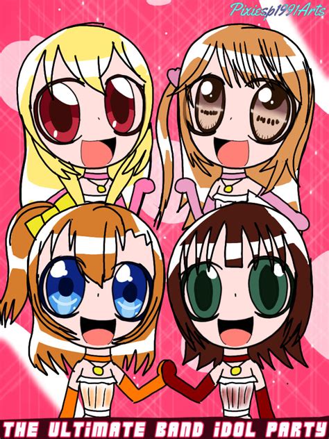 The Ultimate Band Idol Party Crossover Poster By Pixiesp1991arts On