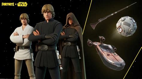 Fortnite X Star Wars Skywalker Week Luke Skywalker Leia Han Solo