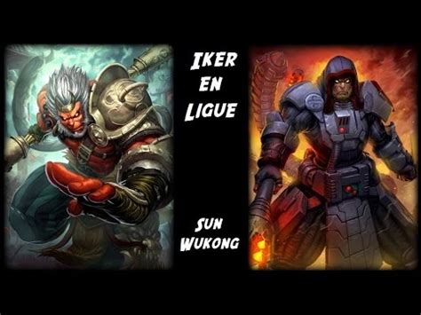 Smite Fr Iker En Ligue Sun Wukong Sur La Solo Lane Youtube