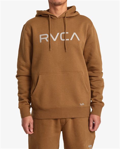 Big Rvca Pullover Hoodie Black Rvca Us