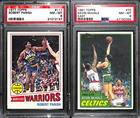 Lot Detail Topps Basketball Rookie Lot Robert Parish Psa