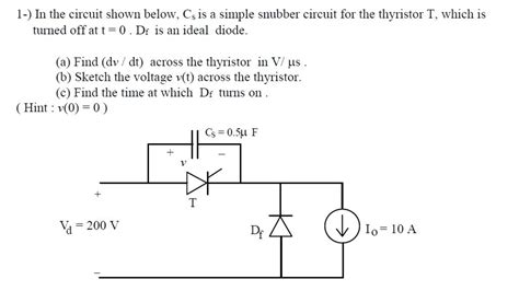 Diode Snubber Circuits