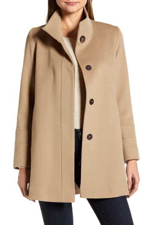 Fleurette Stand Collar Wool Car Coat Nordstrom Rack