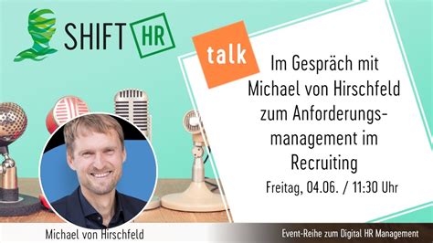 Im Gespräch mit Michael von Hirschfeld zum Anforderungsmanagement im