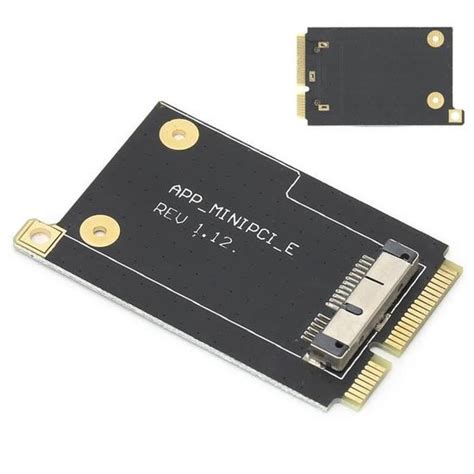 QID adaptateur mini PCIE Adaptateur de carte réseau sans fil Mini clé d