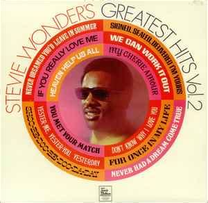 Stevie Wonder Stevie Wonder S Greatest Hits Vol 2 Vinyl Discogs