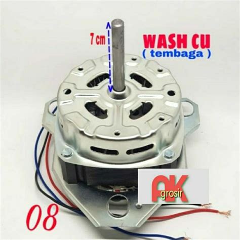 Jual Dinamo Wash Tembaga No Mesin Cuci Model Sharp Motor Pencuci