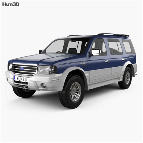 Ford Everest 2006 3d Model Download Crossover Suv On