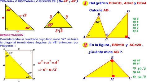 Tri Ngulo Notable De Y Demostraci N De Geometr A Youtube