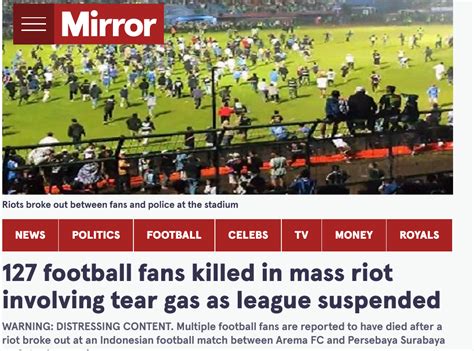 Media Asing Soroti Kerusuhan Sepak Bola Di Stadion Kanjuruhan Radar