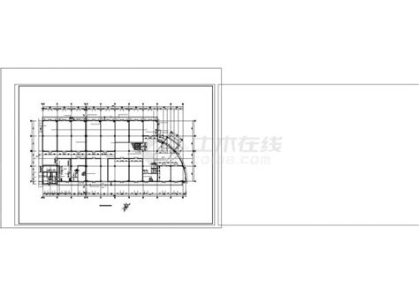 大型商场建筑cad施工图商业建筑土木在线